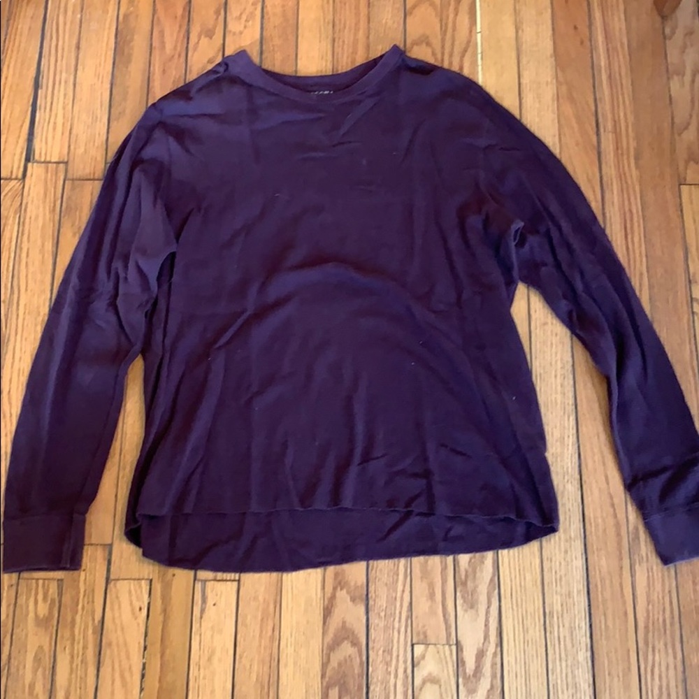 Long-Sleeved XLT Thermal Burgundy Sonoma Shirt